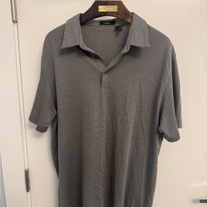 Theory Charcoal Polo Shirt